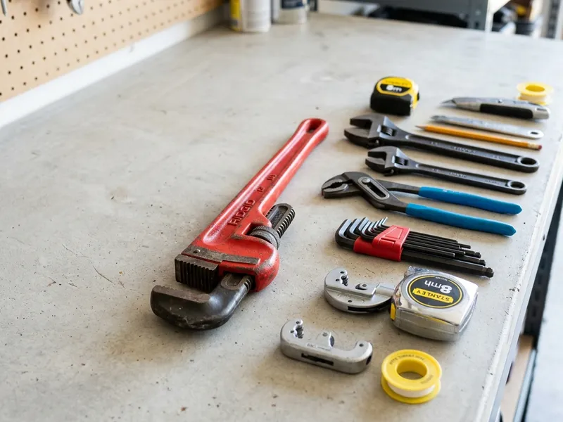 Professional plumbers in Pollocksville, NC equipped with top-tier tools for residential and commercial plumbing services.